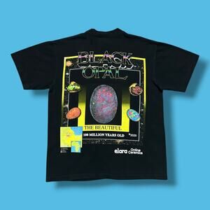 Online Ceramics Shirt Black Opal A24 Uncut Gems Movie Graphic Tee Black Medium